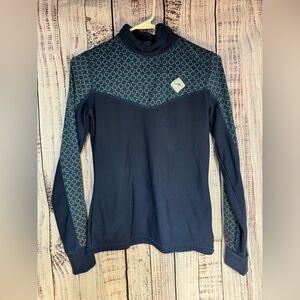Women's Long Sleeve Patterned Top